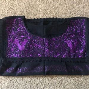 Black and purple shirt